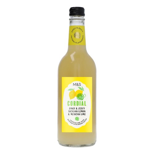 M&S Lemon & Lime Cordial thumbnail 2
