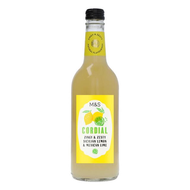 M&S Lemon & Lime Cordial