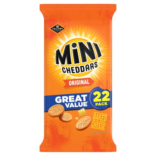 Jacob's Mini Cheddars Original Multipack Snacks  thumbnail 2