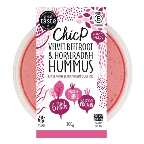 ChicP Sharing Table Velvet Beetroot & Horseradish Hummus Pot thumbnail 2