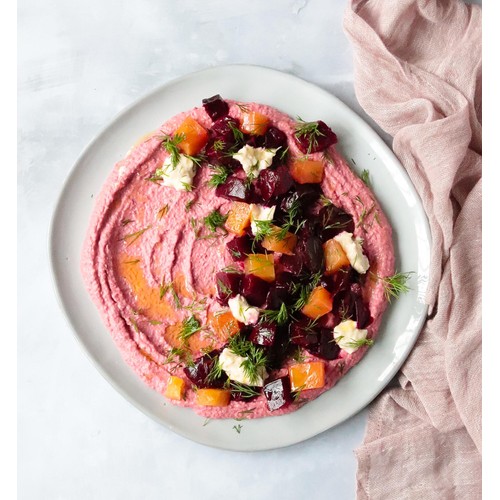 ChicP Sharing Table Velvet Beetroot & Horseradish Hummus Pot thumbnail 6