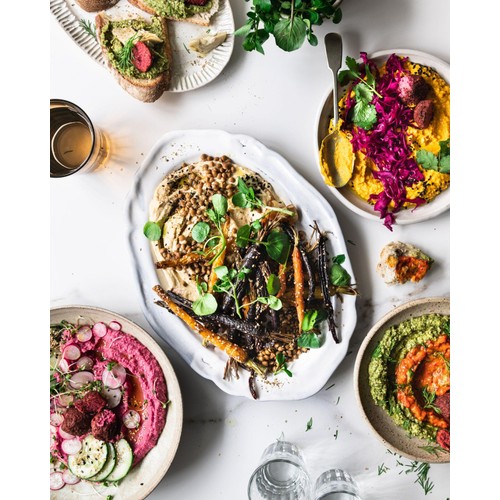 ChicP Sharing Table Velvet Beetroot & Horseradish Hummus Pot thumbnail 8