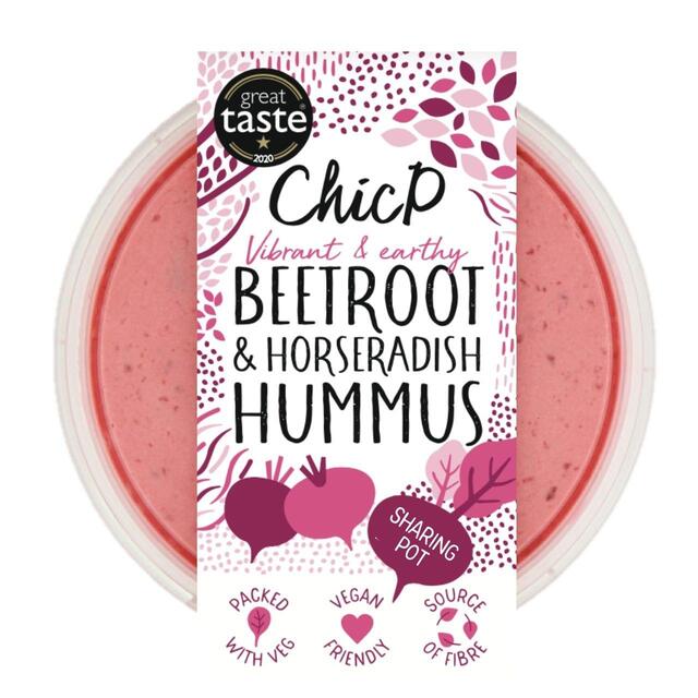 ChicP Sharing Table Beetroot & Horseradish hummus Pot
