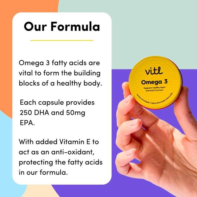 Vitl Omega 3 Softgels thumbnail 4