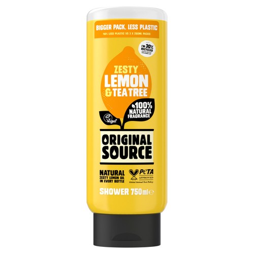 Original Source Lemon and Tea Tree Shower Gel thumbnail 2