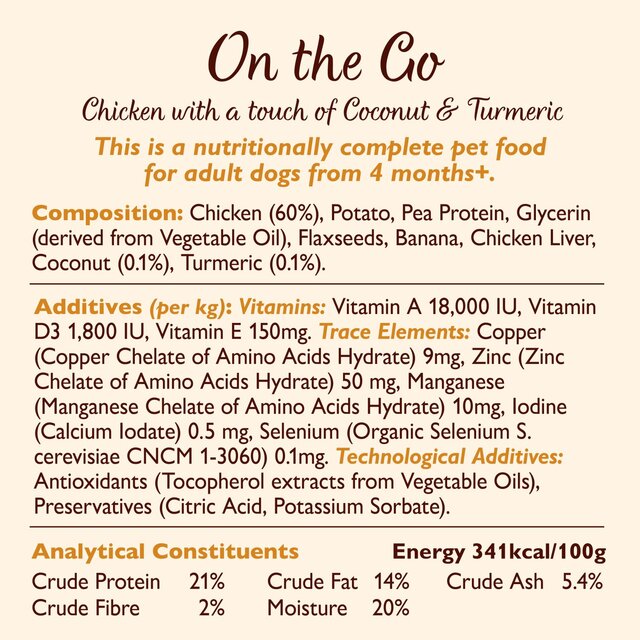 Lily's Kitchen Dog On The Go Bar Chicken thumbnail 2