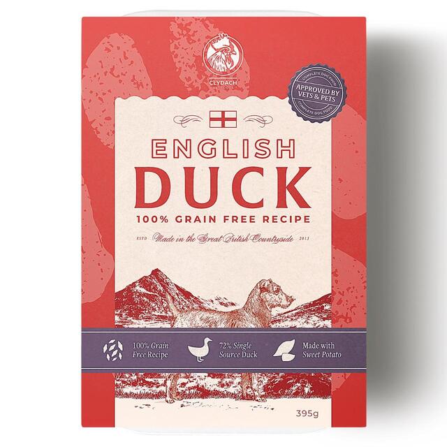 Clydach Farm Grain Free English Duck Wet Dog Food
