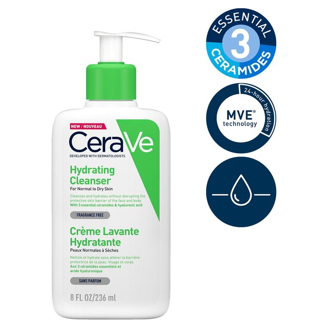 CeraVe Hydrating Cleanser with Hyaluronic Acid thumbnail 8