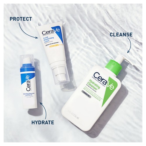 CeraVe Hydrating Cleanser with Hyaluronic Acid thumbnail 3