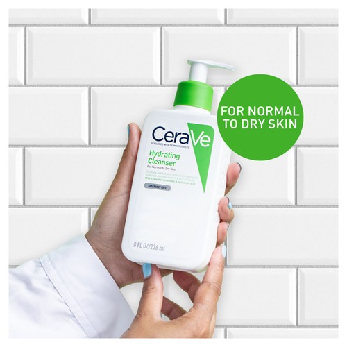 CeraVe Hydrating Cleanser with Hyaluronic Acid thumbnail 4