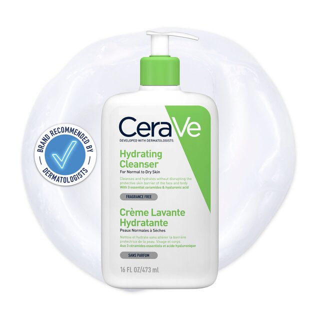 CeraVe Hydrating Cleanser with Hyaluronic Acid thumbnail 2
