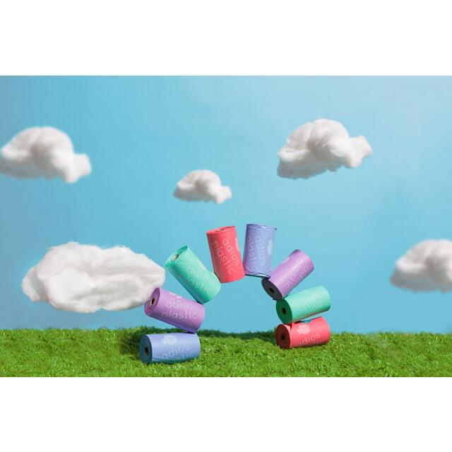 Adios Compostable Dog Poo Bags - Rainbow thumbnail 2