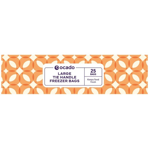 Ocado Large Tie Handle Freezer Bags thumbnail 2