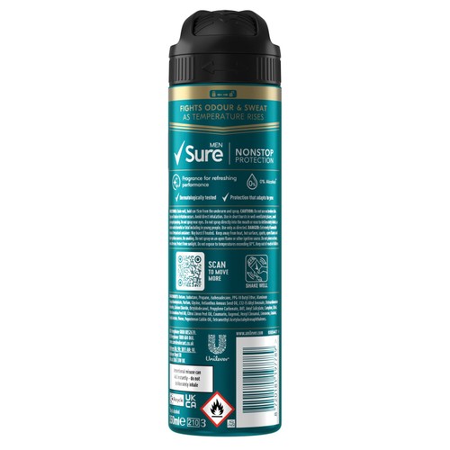 Sure Men 72hr Nonstop Protection Sport Cool Antiperspirant Deodorant  thumbnail 7