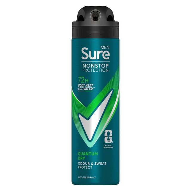 Sure Men 72hr Nonstop Protection Quantum Dry Antiperspirant Deodorant thumbnail 2