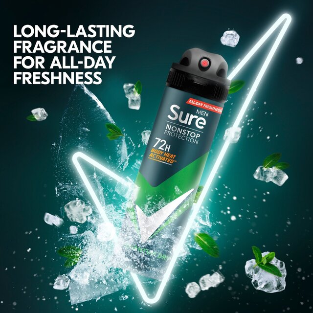 Sure Men 72hr Nonstop Protection Quantum Dry Antiperspirant Deodorant thumbnail 4