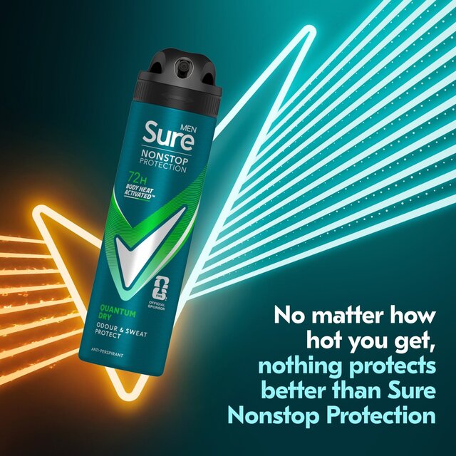 Sure Men 72hr Nonstop Protection Quantum Dry Antiperspirant Deodorant thumbnail 7