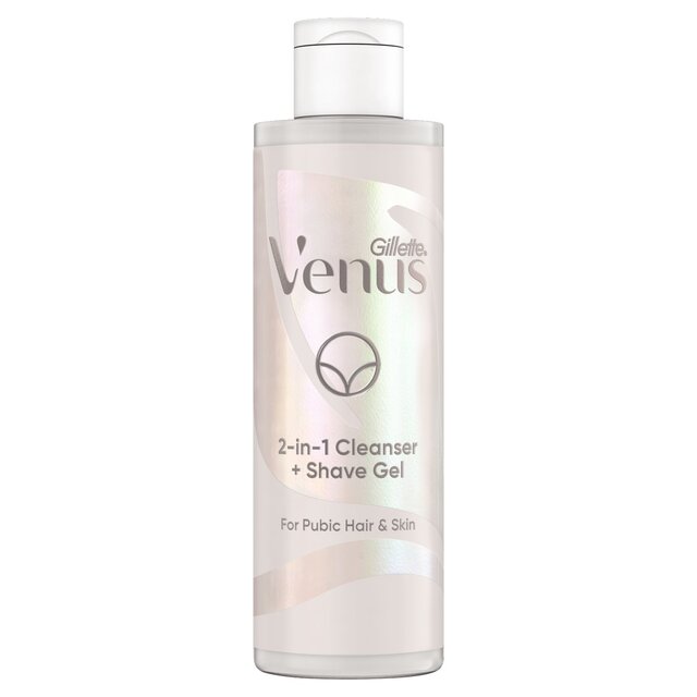 Venus 2 in 1 Cleanser & Shave Gel for Pubic Hair And Skin