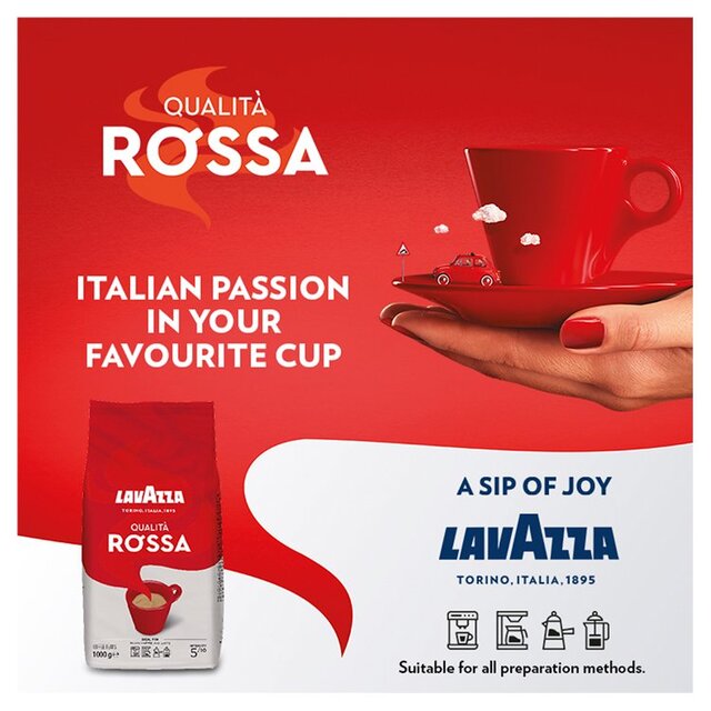 Lavazza Qualita Rossa Coffee Beans thumbnail 3
