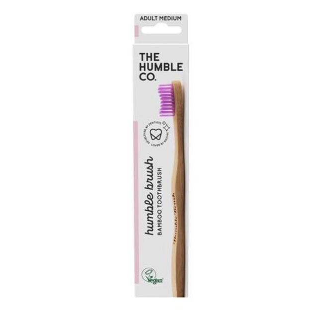 Humble Bamboo Toothbrush Medium - Mixed Colours thumbnail 4