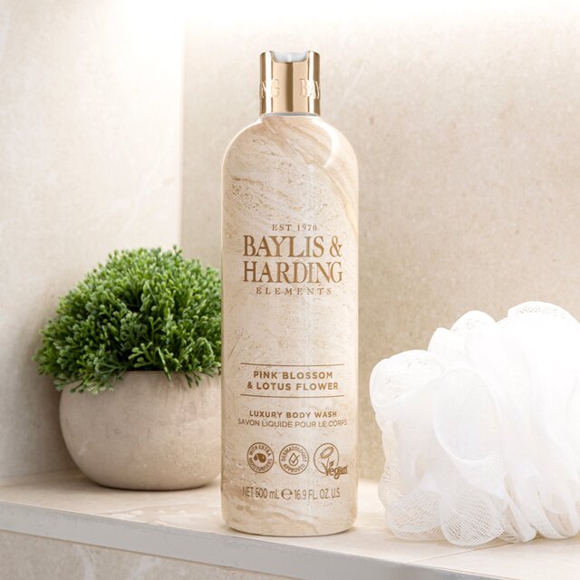 Baylis & Harding Elements Body Wash - Pink Blossom & Lotus Flower thumbnail 3