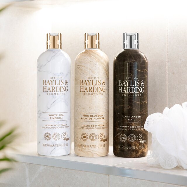 Baylis & Harding Elements Body Wash - Pink Blossom & Lotus Flower thumbnail 5