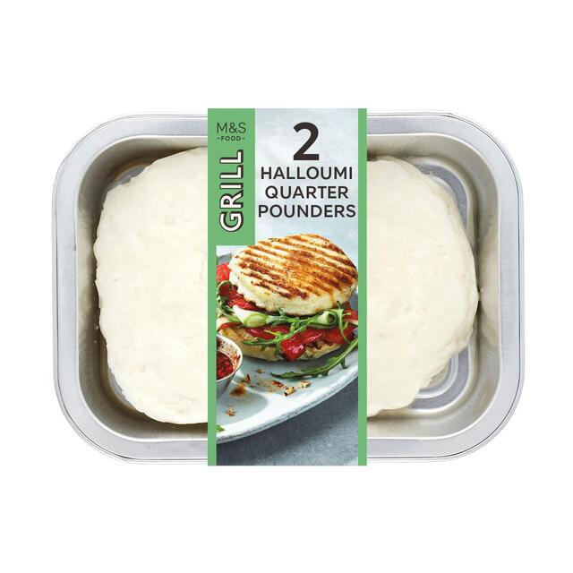 M&S Grill Halloumi Quarter Pounders