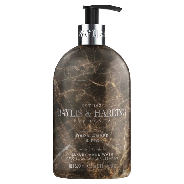 Baylis & Harding Elements Hand Wash - Dark Amber & Fig