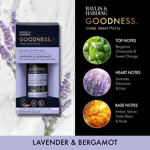 Baylis & Harding Goodness Sleep Pillow Mist thumbnail 2