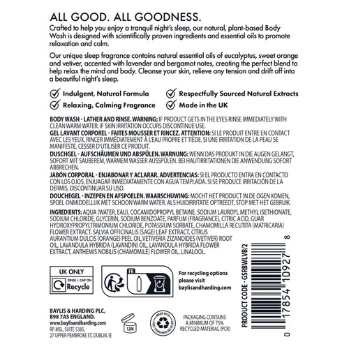 Baylis & Harding Goodness Sleep Body Wash thumbnail 7