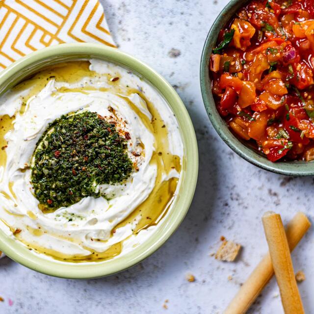 M&S Labneh Yoghurt Dip With a Herb Dressing thumbnail 5