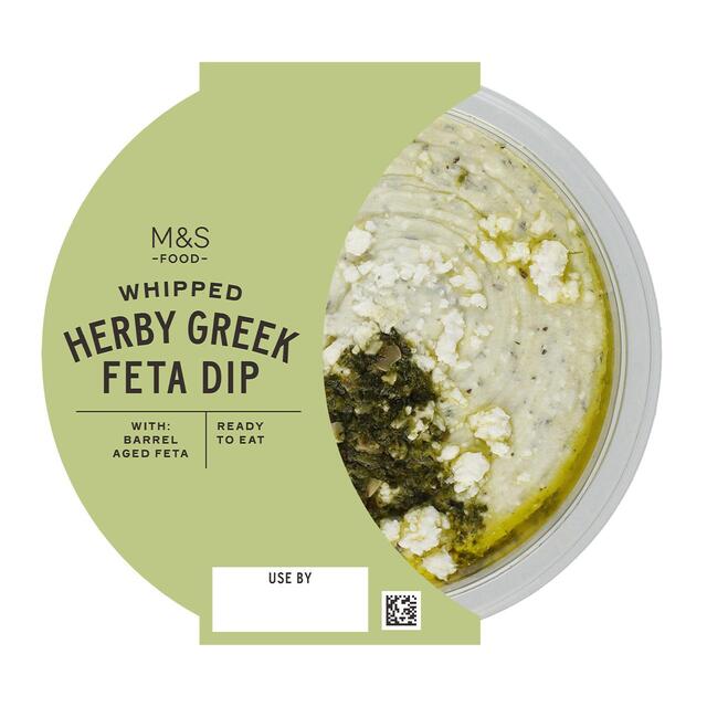 M&S Whipped Herby Greek Feta Dip thumbnail 2