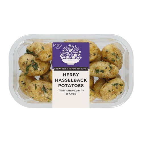 M&S Herby Hasselback Potatoes