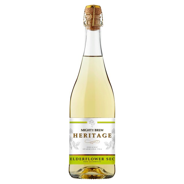 Mighty Brew Heritage Elderflower Sec Organic Kombucha