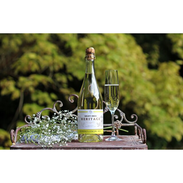 Mighty Brew Heritage Elderflower Sec Organic Kombucha thumbnail 2