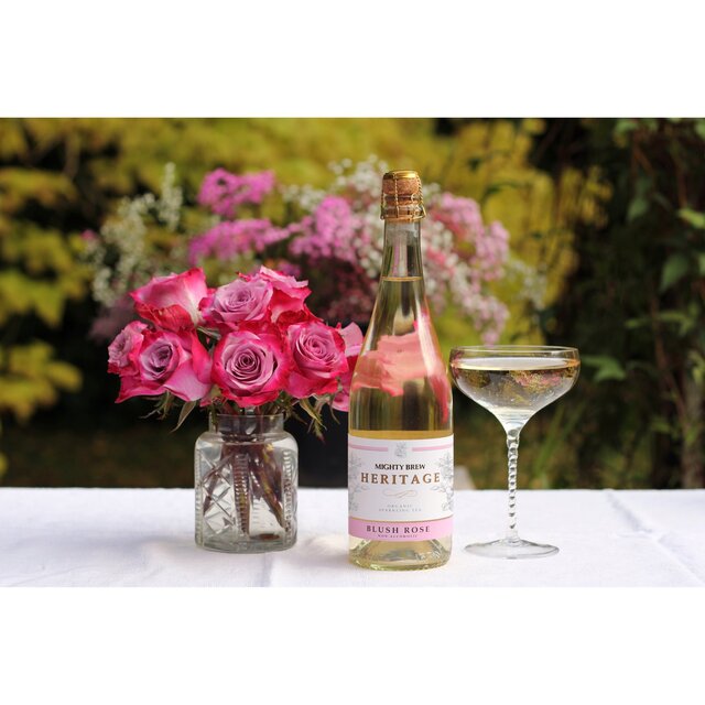 Mighty Brew Heritage Blush Rose Organic Kombucha thumbnail 2