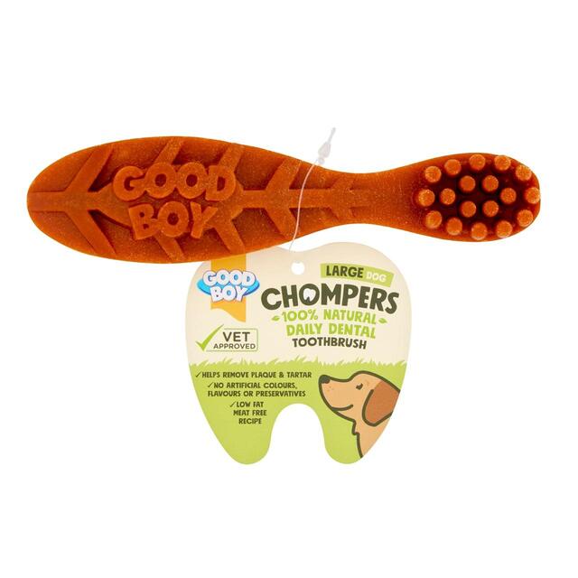 Good Boy Chompers Large Daily Dental Toothbrush Chew Dog Treat thumbnail 2