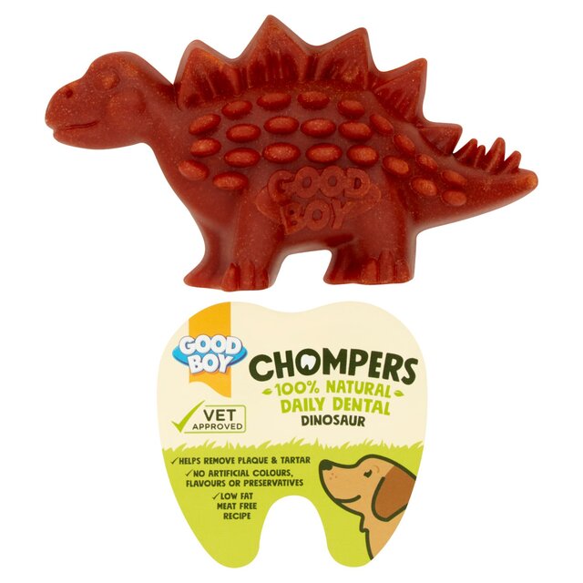 Good Boy Chompers Daily Dental Dino Chew Dog Treat thumbnail 2