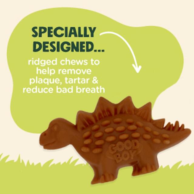 Good Boy Chompers Daily Dental Dino Chew Dog Treat thumbnail 5