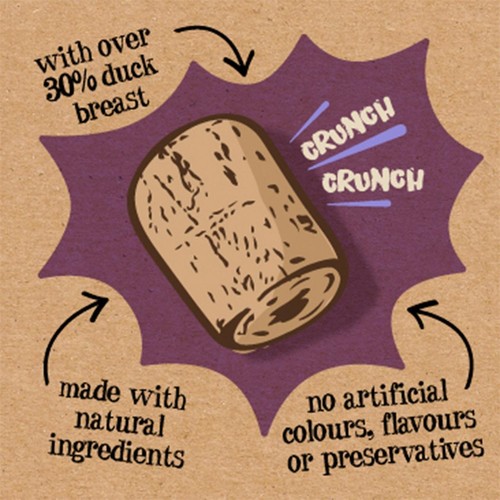 Good Boy Crunchies Duck Mini Reward Dog Treats thumbnail 4