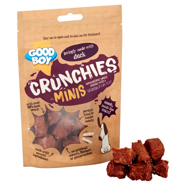 Good Boy Crunchies Duck Mini Reward Dog Treats thumbnail 3