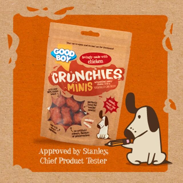 Good Boy Crunchies Chicken Mini Reward Dog Treats thumbnail 7