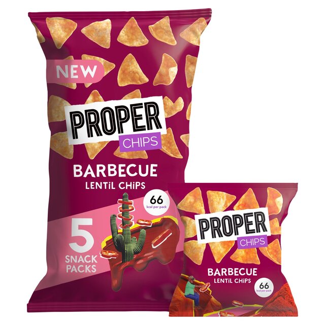 Properchips Barbecue Lentil Chips thumbnail 2