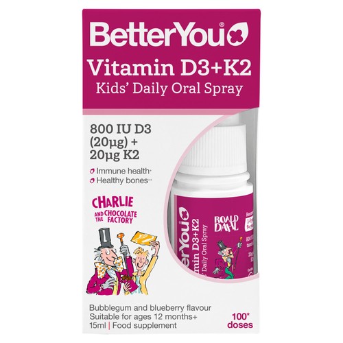 BetterYou Vitamin D+K2 Kids Daily Oral Spray