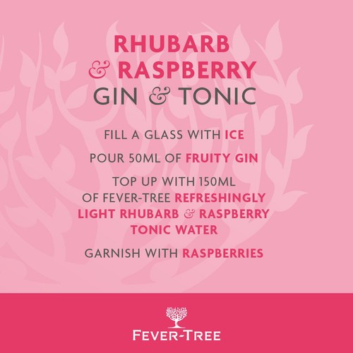 Fever-Tree Light Rhubarb & Raspberry Tonic Cans thumbnail 4