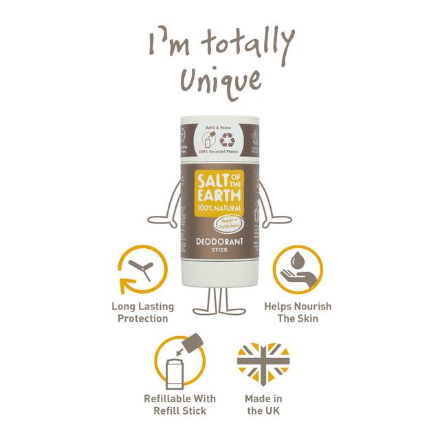 Salt of the Earth Amber & Sandalwood Natural Deodorant Stick thumbnail 2