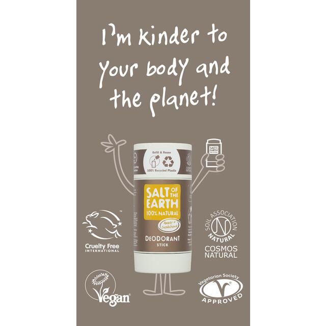 Salt of the Earth Amber & Sandalwood Natural Deodorant Stick thumbnail 3