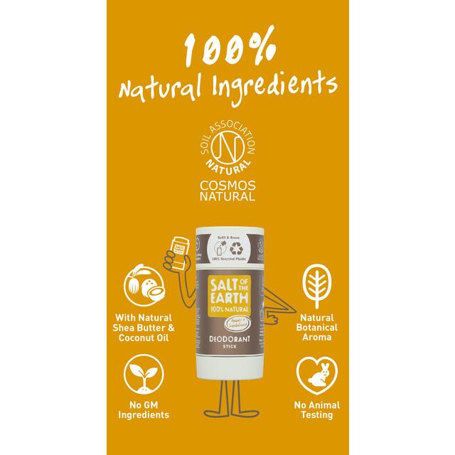 Salt of the Earth Amber & Sandalwood Natural Deodorant Stick thumbnail 4