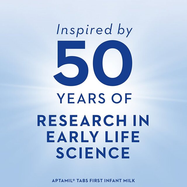 Aptamil 1 First Infant Baby Milk Formula Tabs from Birth 120 Tabs thumbnail 5