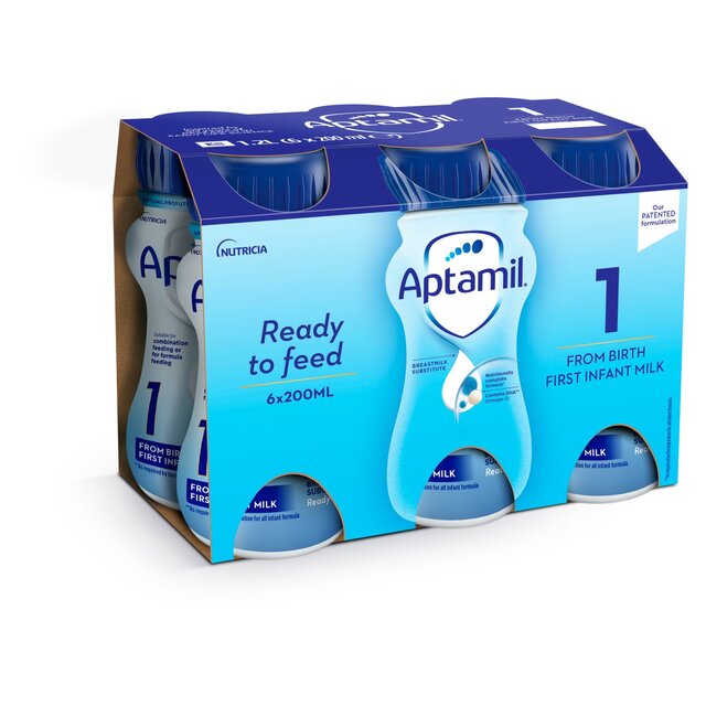 Aptamil 1 First Infant Baby Milk Formula Liquid Ready to Feed from Birth thumbnail 2